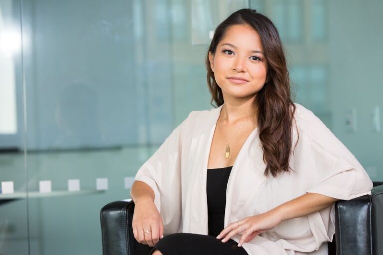 Asian woman portrait - confident and healthy